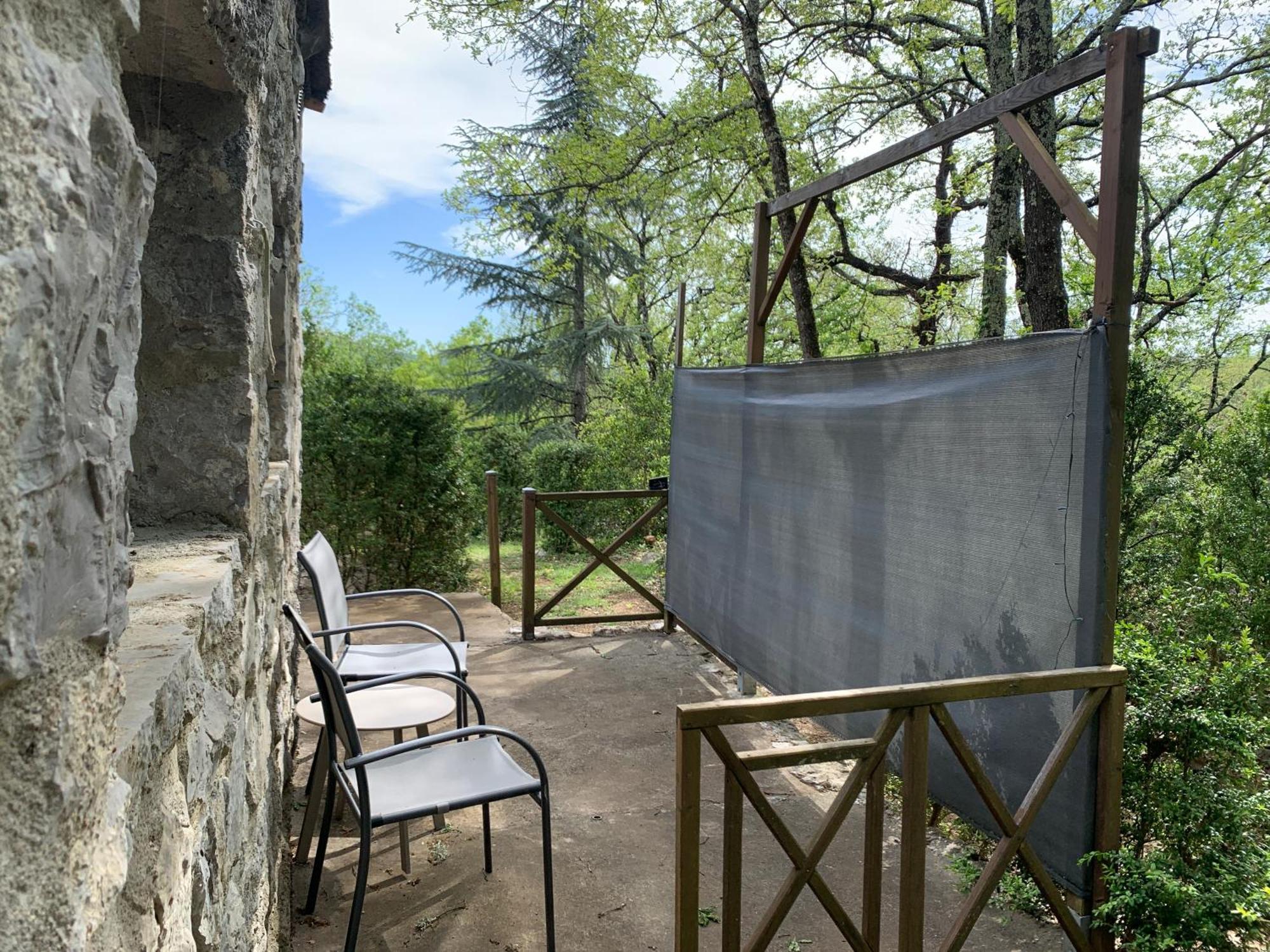 Gite Avec Piscine Privee Au Coeur D'Une Foret De Chenes Proche De Vallon Pont D'Arc Saint Alban Auriolles エクステリア 写真