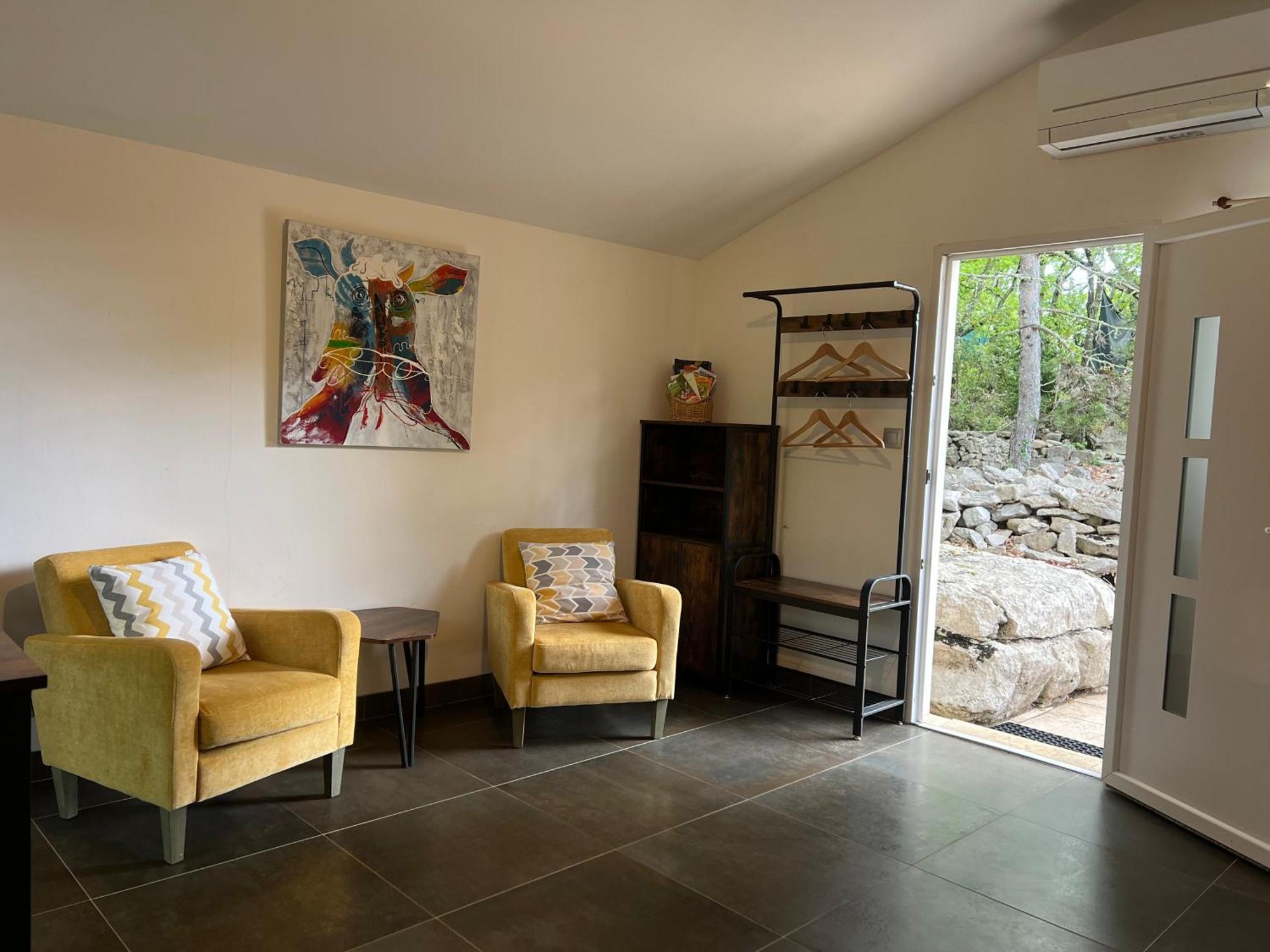 Gite Avec Piscine Privee Au Coeur D'Une Foret De Chenes Proche De Vallon Pont D'Arc Saint Alban Auriolles エクステリア 写真